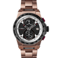 Montre Otto Chrono All Rose Gold Bracelet – Chronographe 2 Compteurs, Acier Or Rose, Bracelet 3 Maillons, Cadran Fibre Carbone