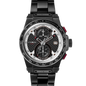 Montre Otto Chrono All Black Bracelet – Chronographe, Acier Inoxydable Noir, Cadran Fibre Carbone, Bracelet 3 Maillons Noir