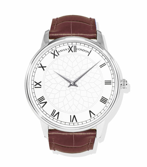 Montre Amant London Petite Sienna – Ultra Slim 6 mm, Acier Inoxydable, Verre Saphir, Étanche 5 ATM, Édition Petite 36 mm