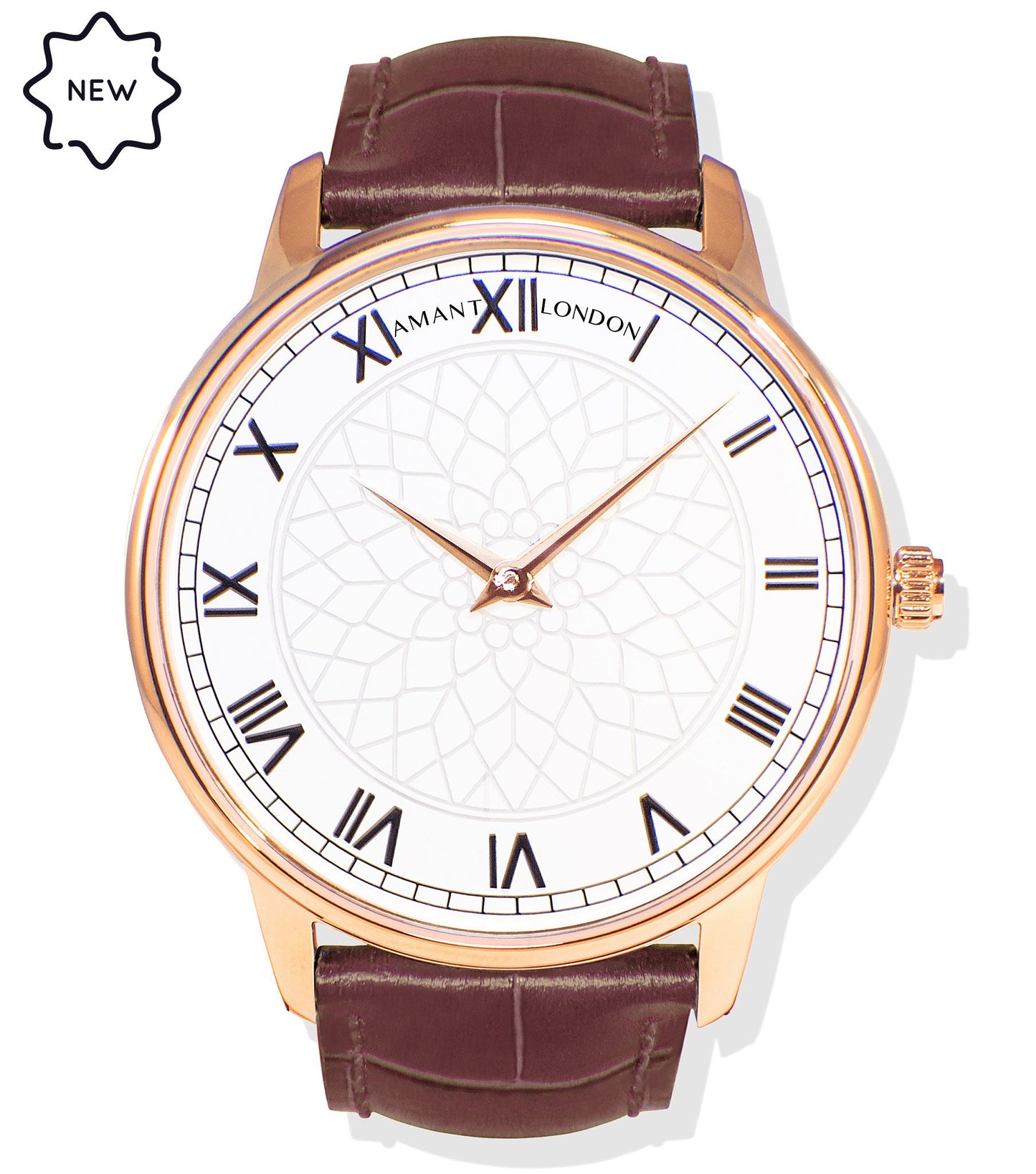 Montre Amant London Founder’s Edition – 40 mm, Ultra Slim 7 mm, Acier Inoxydable, Verre Saphir, Étanche 5 ATM
