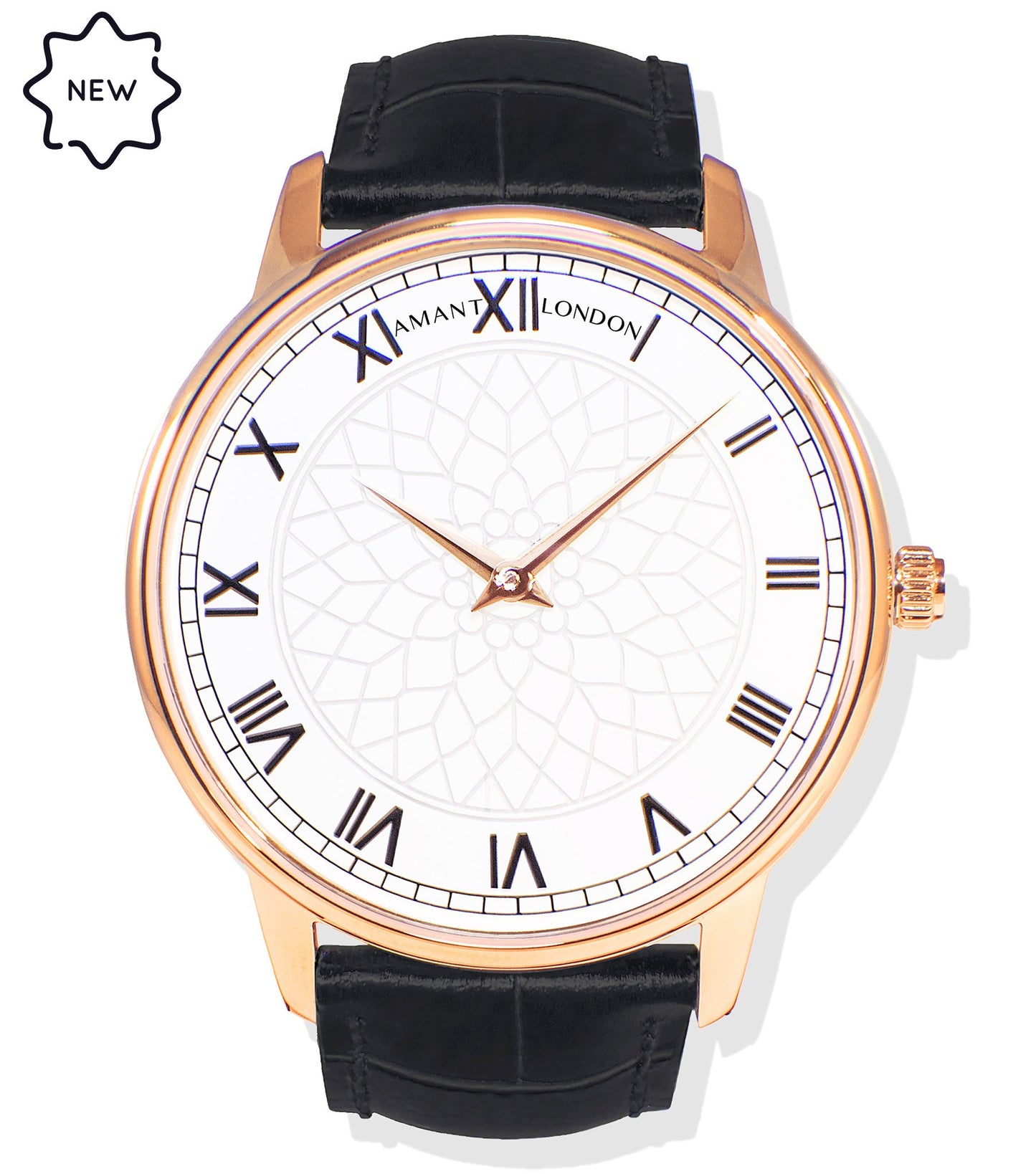 Montre Amant London Founder’s Edition – 40 mm, Ultra Slim 7 mm, Acier Inoxydable, Verre Saphir, Étanche 5 ATM