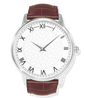 Montre Amant London – Ultra Slim 7 mm, Acier Inoxydable, Verre Saphir, Bracelet Cuir Italien, Étanche 5 ATM