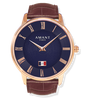 Montre Amant Paris – Ultra Slim 7 mm, Acier Inoxydable, Verre Saphir, Bracelet Cuir Italien, Étanche 5 ATM