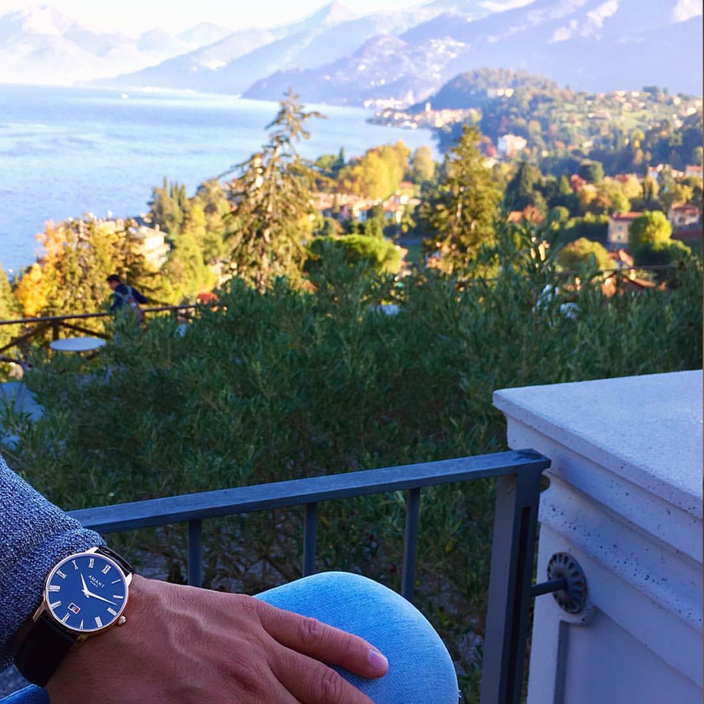 Montre Amant Paris – Ultra Slim 7 mm, Acier Inoxydable, Verre Saphir, Bracelet Cuir Italien, Étanche 5 ATM