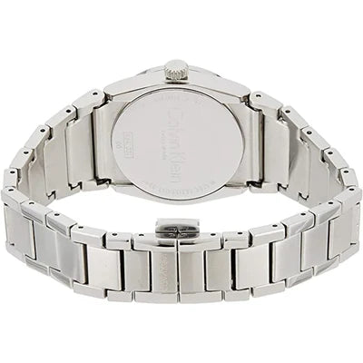 Montre Femme Calvin Klein K6K33143 – Acier Inoxydable Gris, Quartz, Étanche 5 ATM, Ø 30 mm